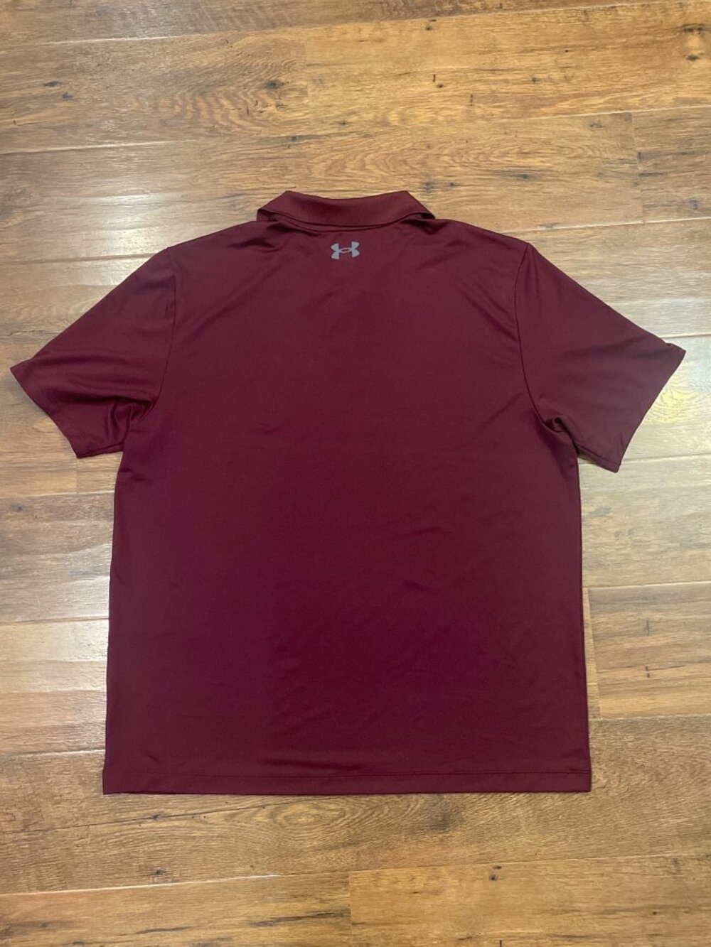 Under Armour Loose Fit Polo Deep Purple Sz Large - Picture 2 of 6